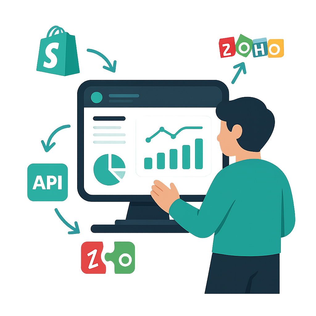 Connect Shopify, Zoho & More